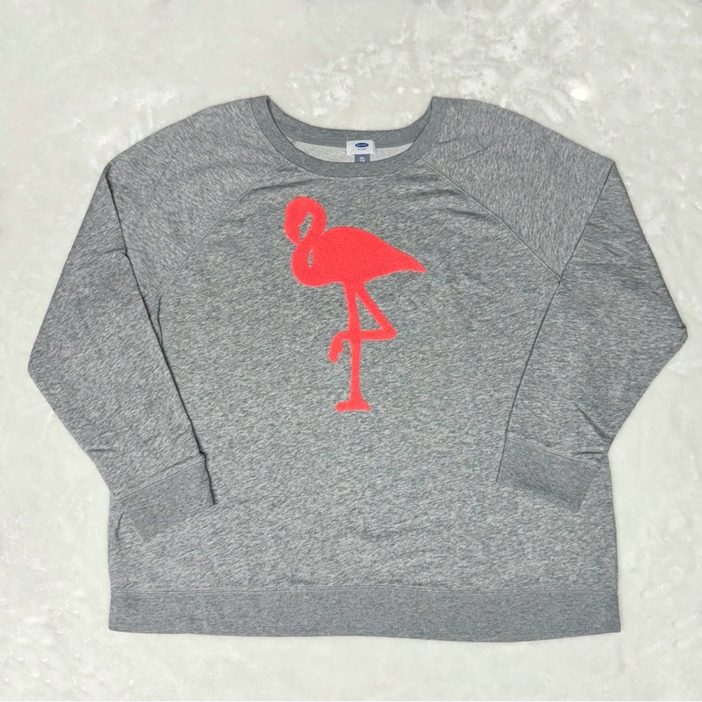 Old Navy flamingo sweater